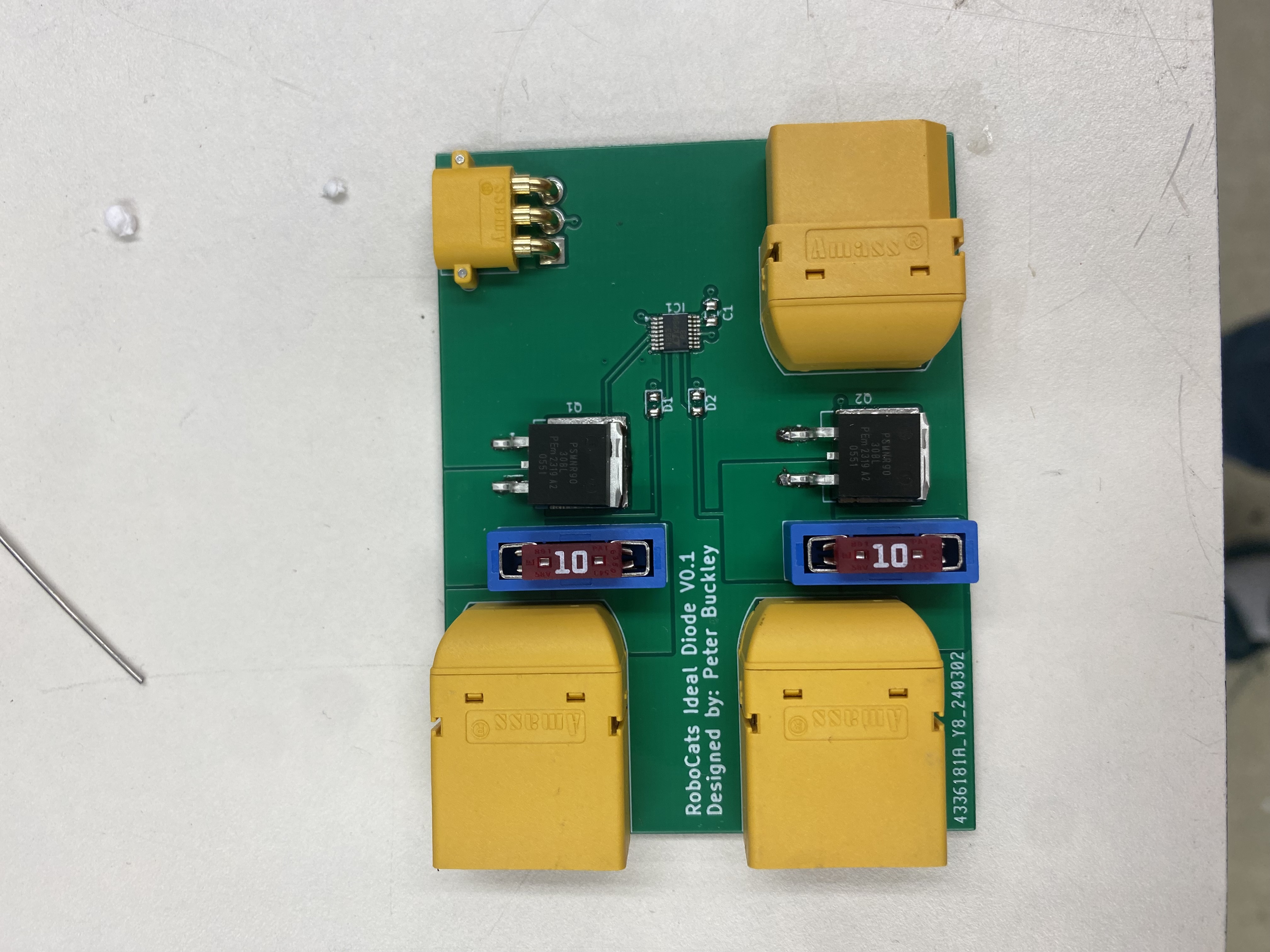 Battery Protection Ideal Diode PCB