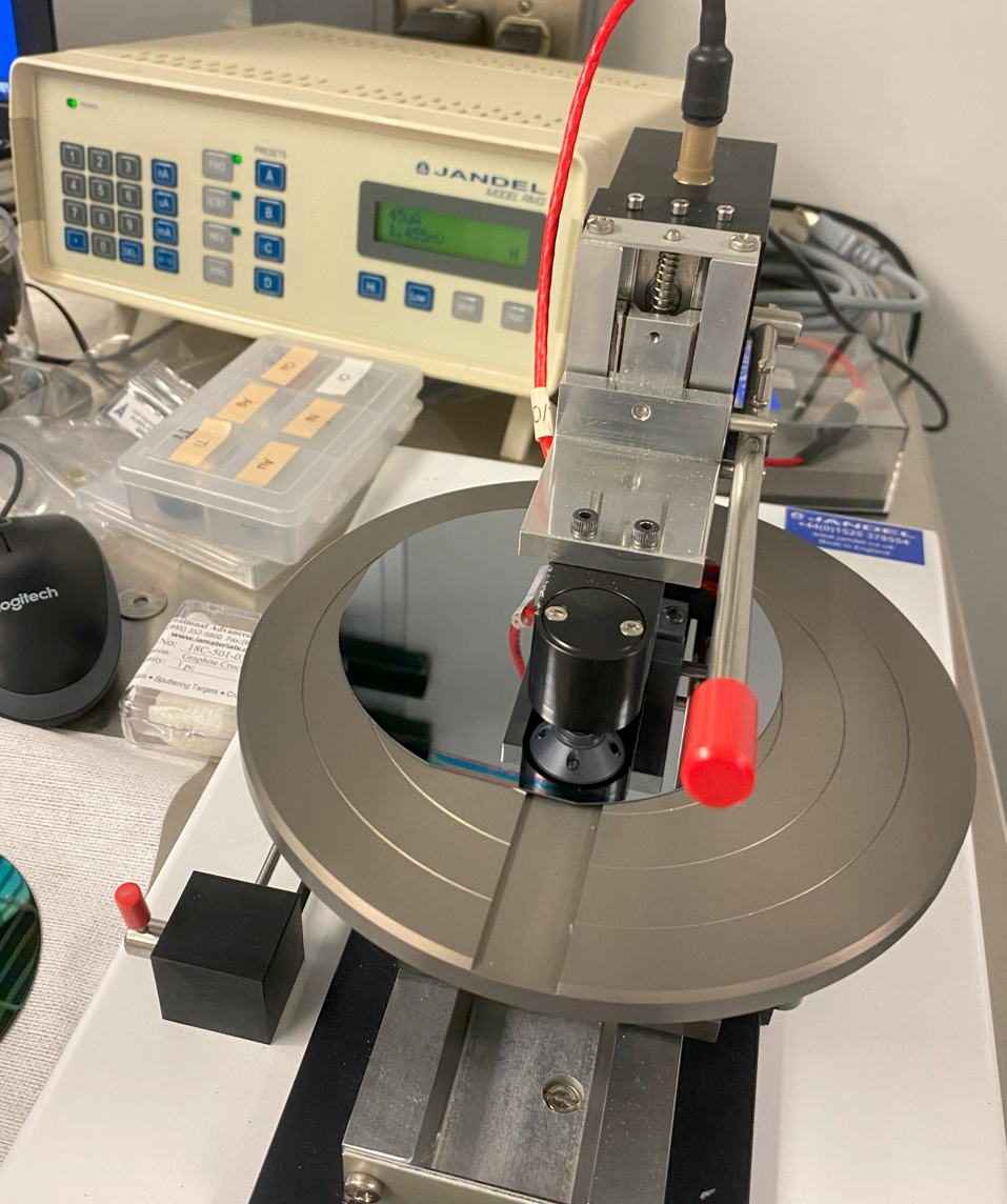 Figure A17: Lab #3 measuring sheet resistivity of N- Well.